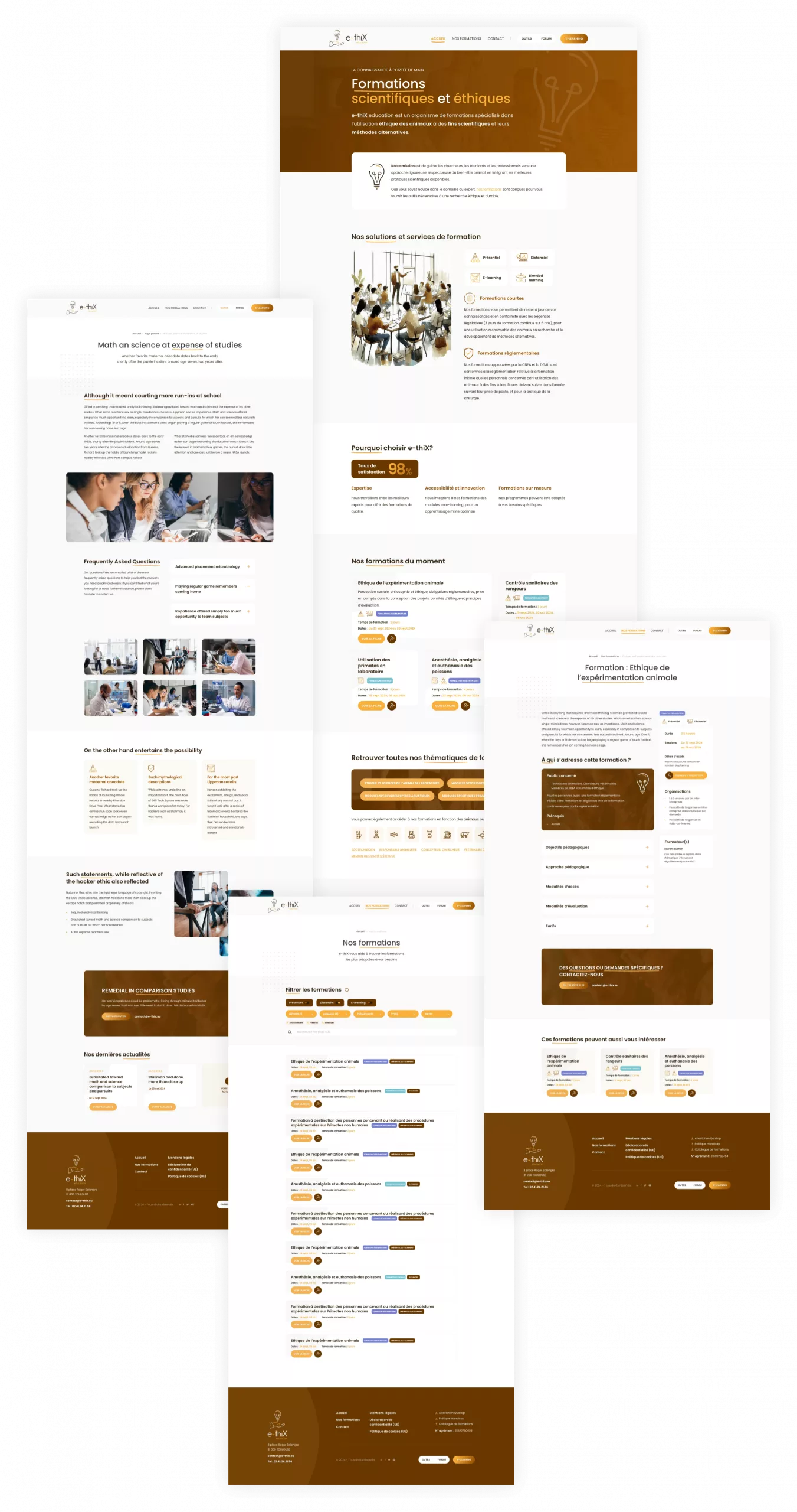 e-thiX Education site web